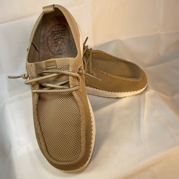 ITAZERO Women's Walking Shoes Slip On Comfort Loafer Arch Support  Size 9W Khaki - Picture 1 of 11